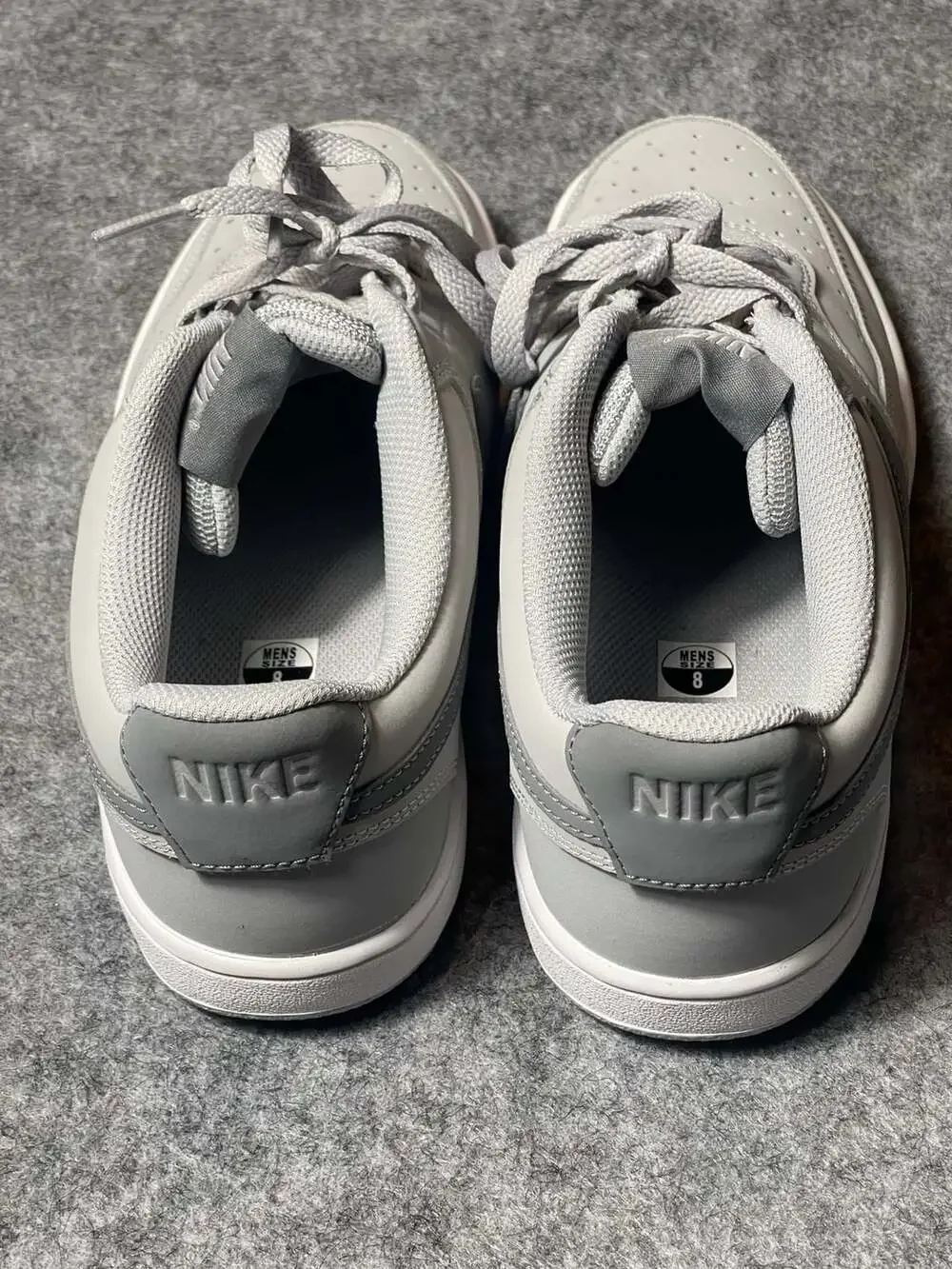 Nike Court Vision Low Men's Sneakers Wolf Grey Size 8
